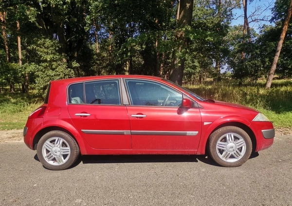 Renault Megane cena 5500 przebieg: 153900, rok produkcji 2003 z Słubice małe 232